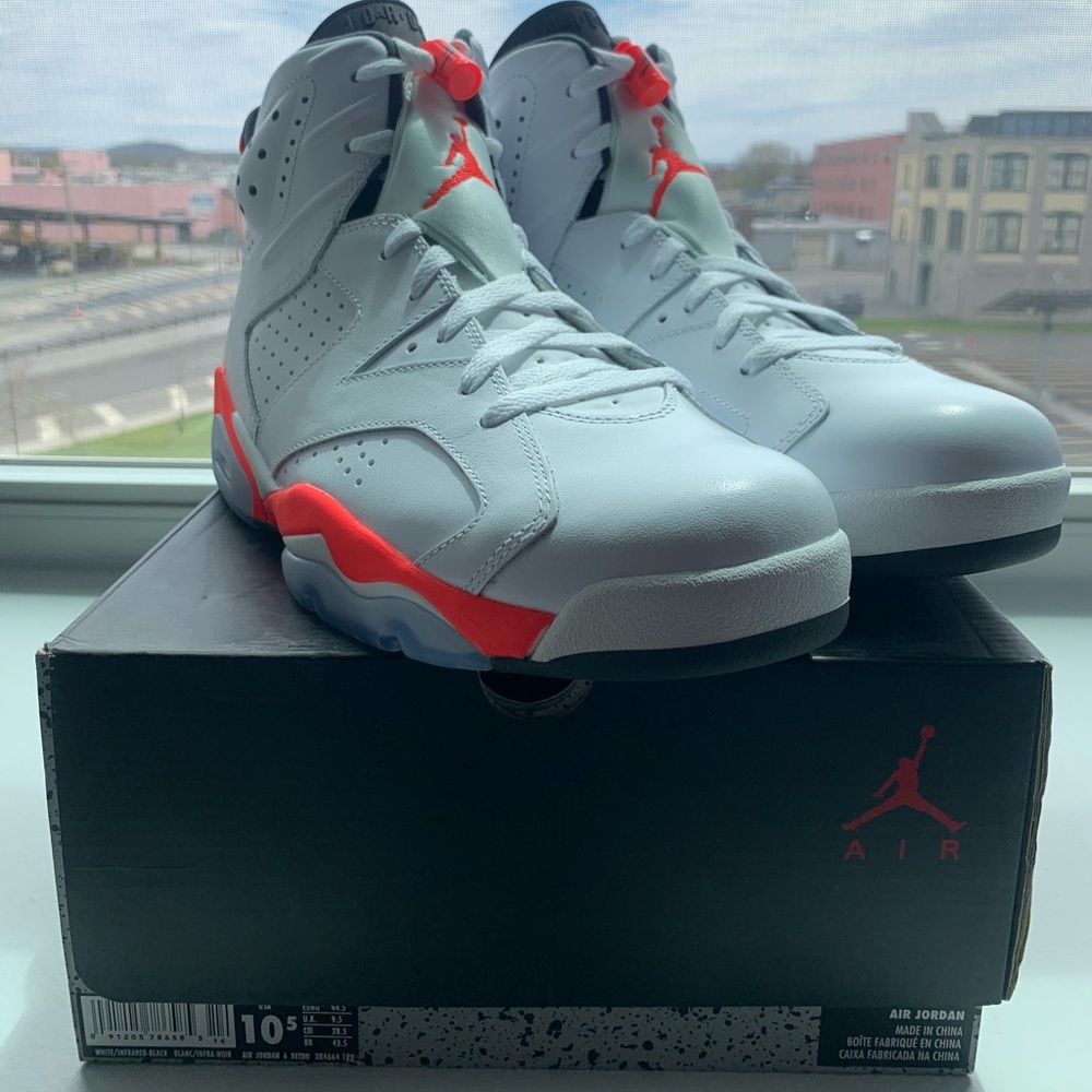 Jordan 6 infrared white